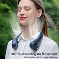 Portable Neck Fan, Bladeless Personal Fan Rechargeable- USB 4000mAh Battery