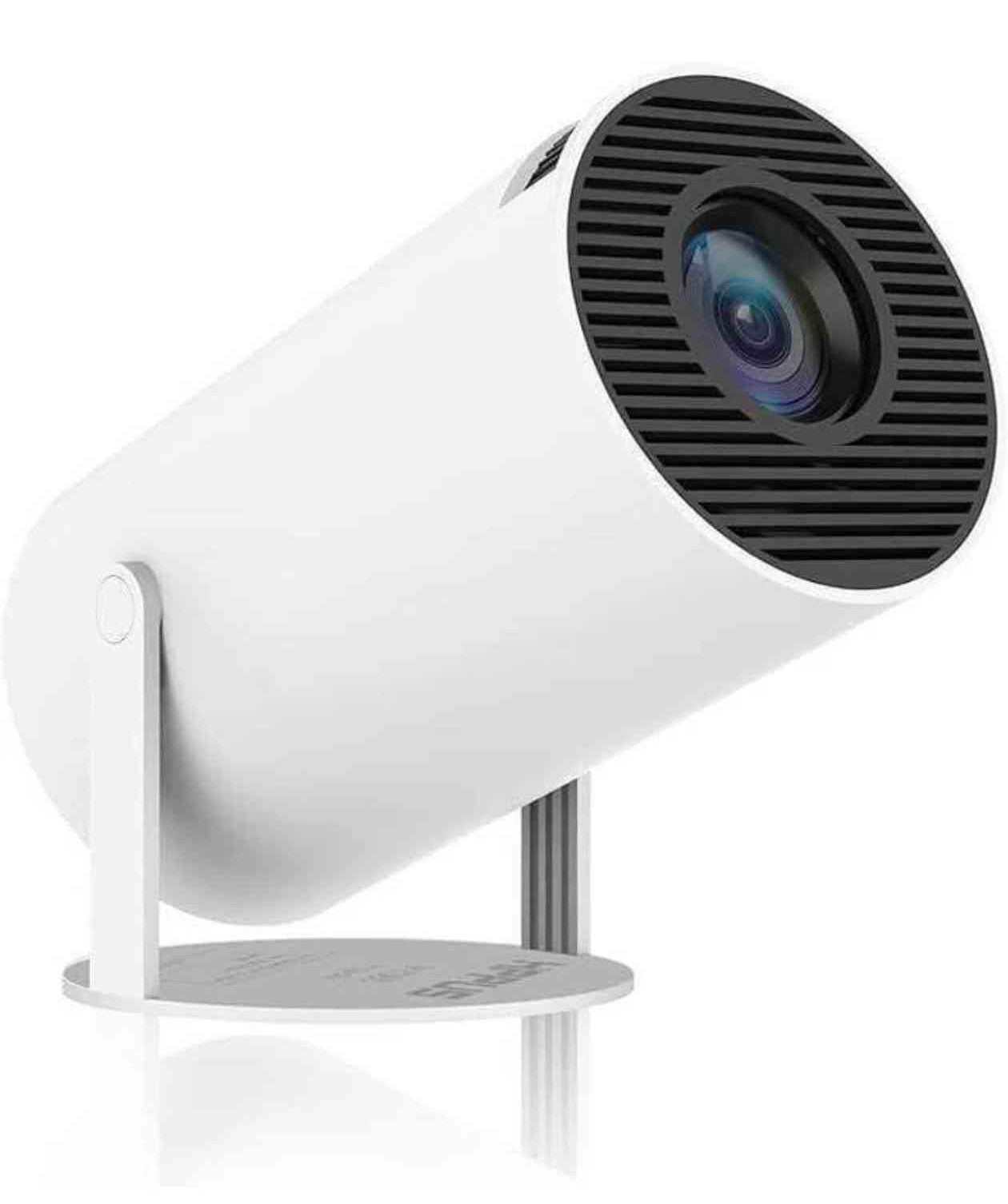 Smart Projector with Android 11 HD Projector 1080P 4K WiFi6 BT Home Theater Video Projector 180° Rotatable Stand